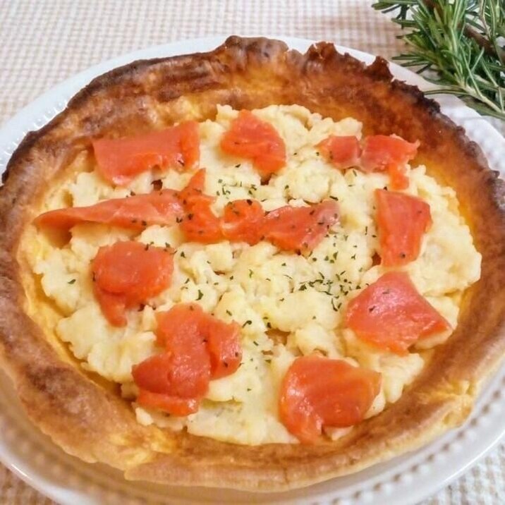 ポテトとスモークサーモンのヨークシャープディング レシピ 作り方 By 体脂肪率11 夫人 楽天レシピ ポテトとスモークサーモンのヨークシャープディング レシピ 作り方 By 体脂肪率11 夫人 楽天レシピ